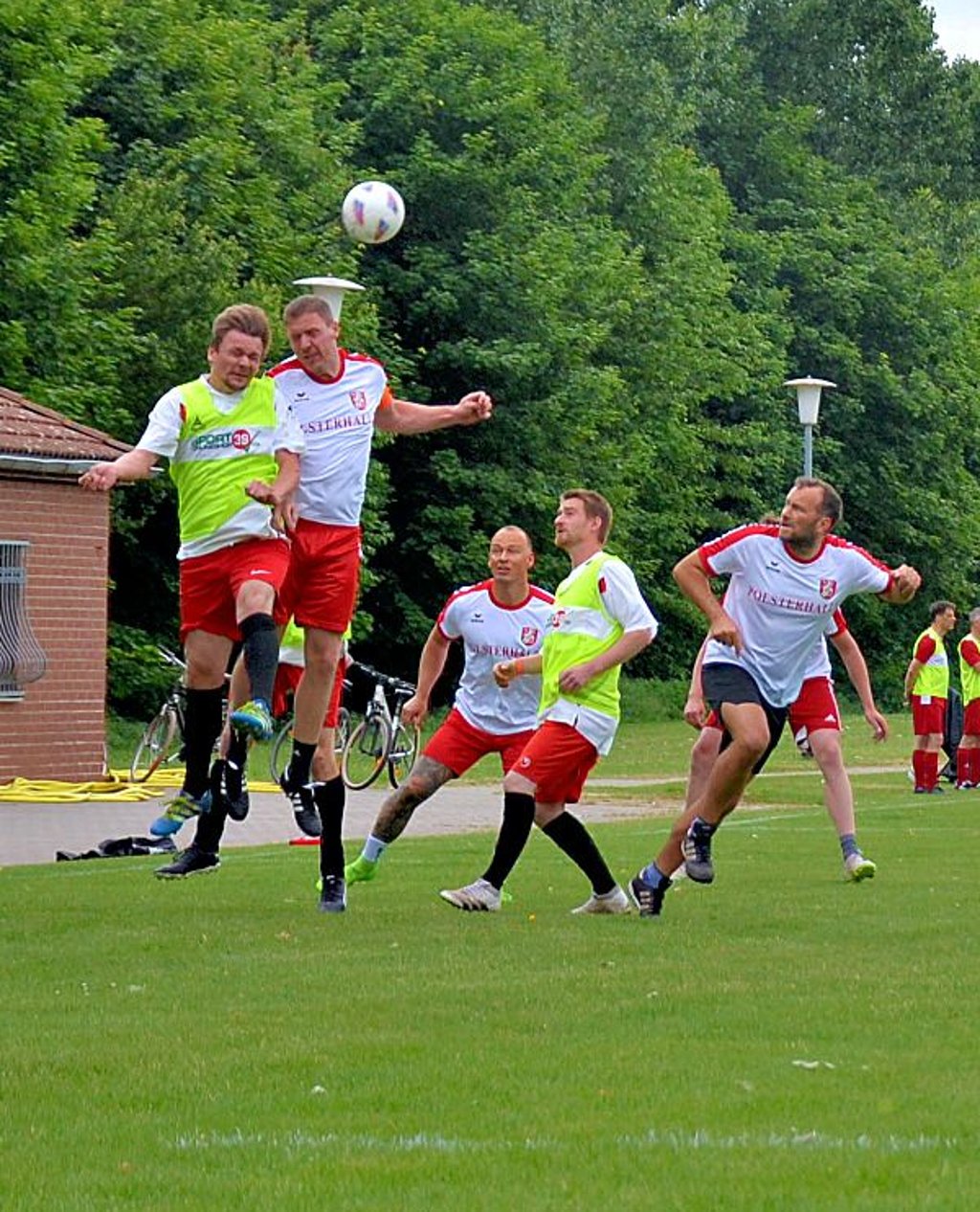 Beim Fußball wurde zwar gekämpft. Es war aber nur ein reines Spaßturnier.