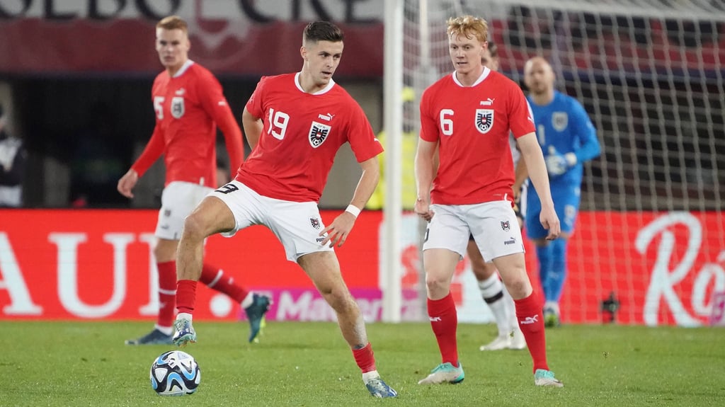 Christoph Baumgartner und Nicolas Seiwald (r.) im ÖFB-Dress.