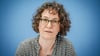 Miriam Rürup, Direktorin des Moses Mendelssohn Zentrums und Professorin für europäisch-jüdische Studien an der Universität Potsdam, gibt eine Pressekonferenz zu den Protesten an Hochschulen gegen den Krieg in Gaza.