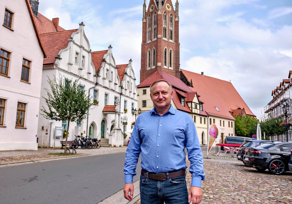 AfD-Kreisvorsitzender Matthias Lieschke tritt im Wahlkreis Kemberg – Gräfenhainichen an.