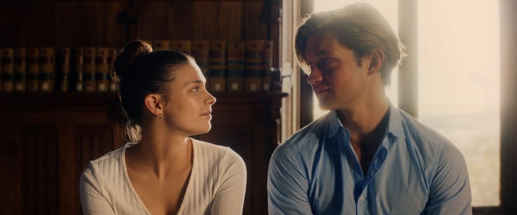 Ruby Bell (Harriet Herbig-Matten) und James Beaufort (Damian Hardung) in einer Szene der Amazon-Serie „Maxton Hall“.