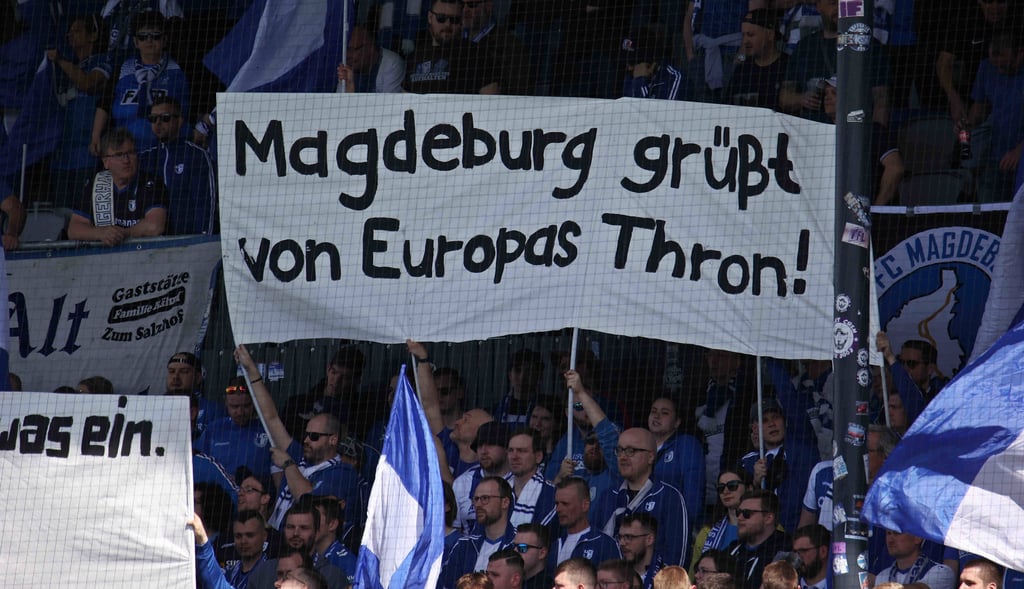 Auf Europas Thron sitzt der 1. FC Magdeburg aktuell zwar nicht, Sportchef Otmar Schork ist aber dennoch von der Entwicklung des Vereins in den letzten Jahren begeistert.