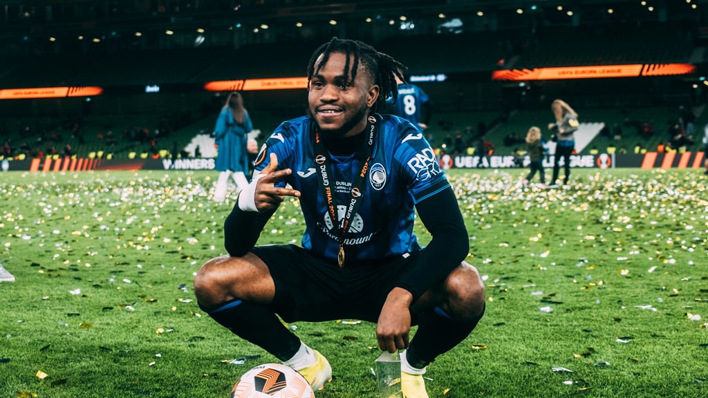 Ademola Lookman gewann mit Atalanta Bergamo die Europa League.