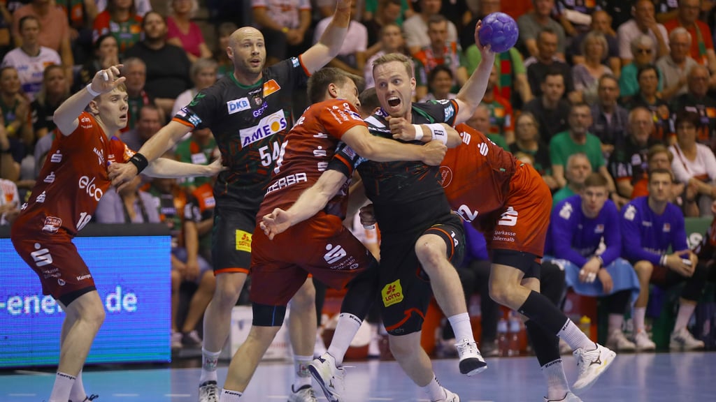 Omar Ingi Magnusson war mit zehn Toren bester Werfer und Spieler des Spiels gegen HBW Balingen-Weilstetten.