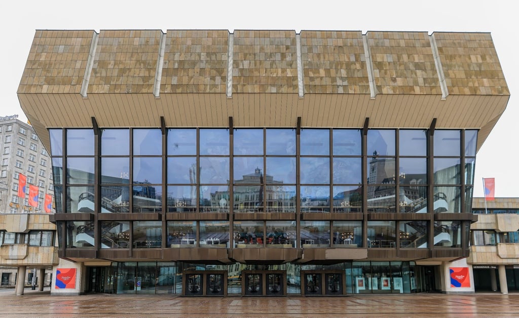 Das Gewandhaus zu Leipzig.
