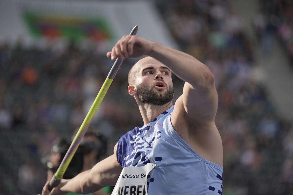 Speerwerfer Julian Weber gewinnt beim Anhalt-Meeting. Nicht alle Athleten sind so gut in Form.