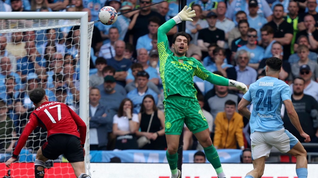 Missverständnis zwischen City-Keeper Ortega und Ex-RB-Profi Gvardiol