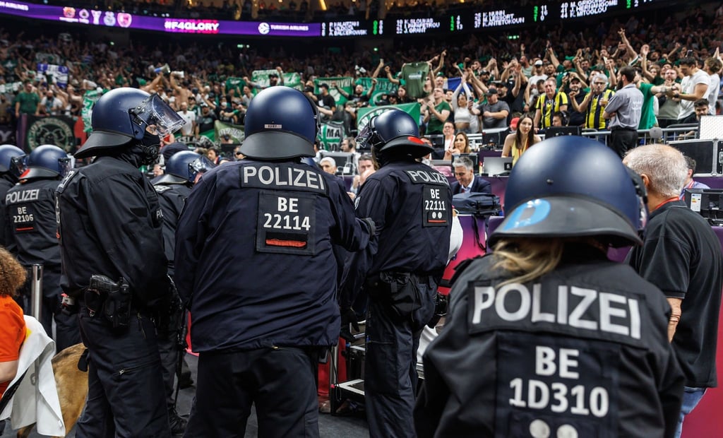 Beim Final Four der Euroleague war die Berliner Polizei gefordert.