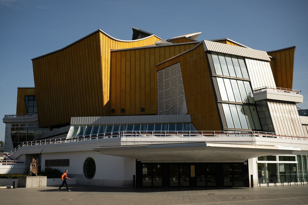 Das Gebäude der Berliner Philharmonie.