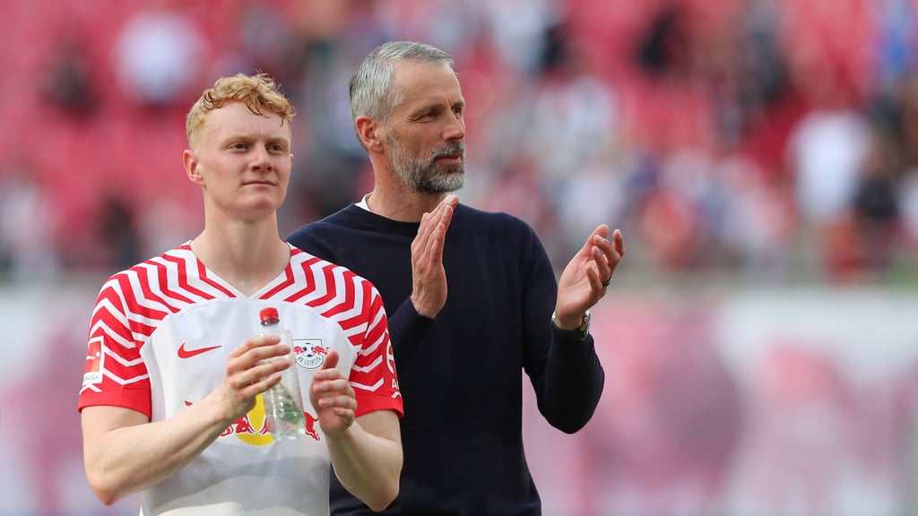 Nicolas Seiwald und Marco Rose.