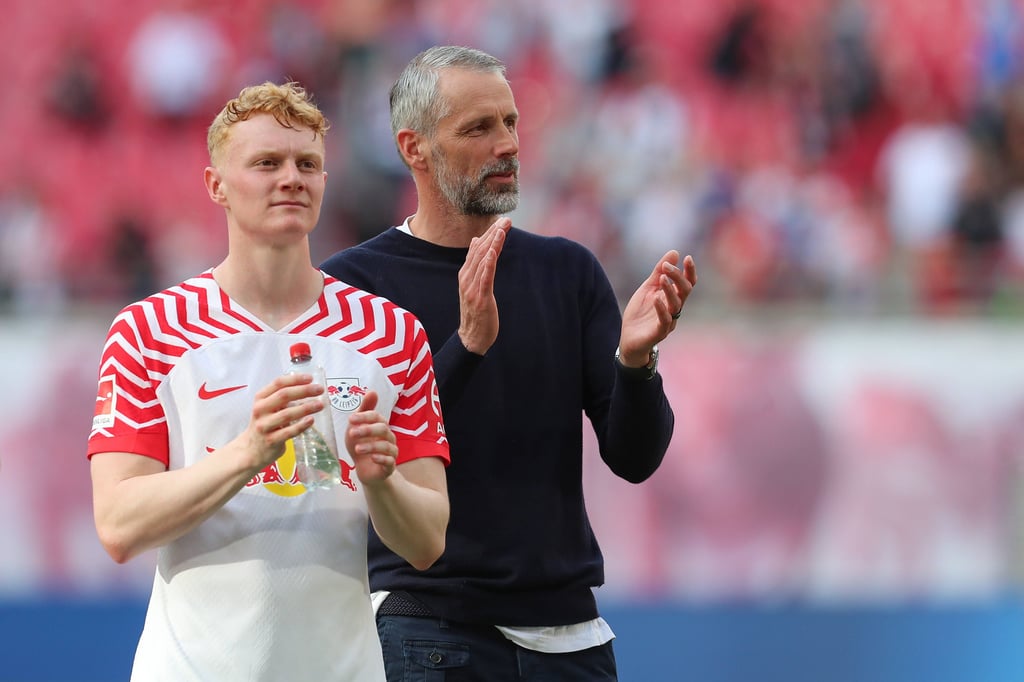 Nicolas Seiwald und Marco Rose.