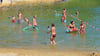 Baden, wie hier im Strandsolbad, ist unbedenklich. Die Wasserqualität entspricht dem Prädikat ausgezeichnet.
