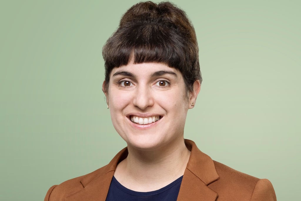 Die Landtagsabgeordnete Marie Kollenrott (Grüne).