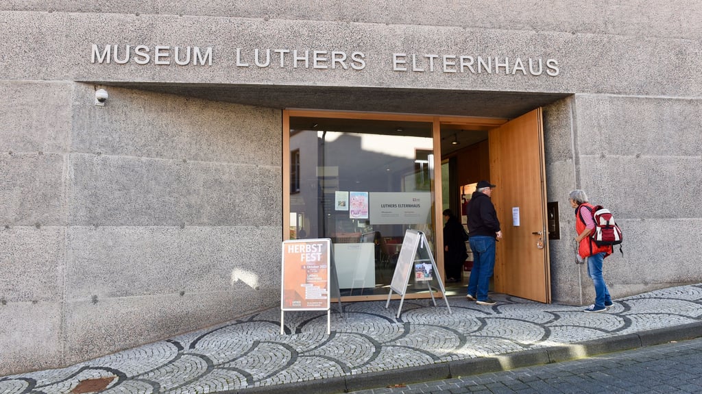 Symbolfoto - Blick auf das Museum Luthers Elternhaus in Mansfeld