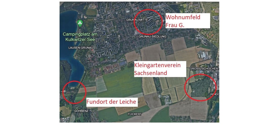 Eine Übersichtskarte zum Fall Liliya G.