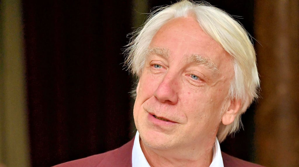 Andreas Kriegenburg im Gespräch im Magdeburger Schauspielhaus.