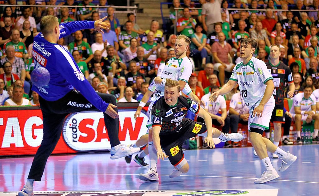 Gisli Kristjansson meldete sich nach seiner Knieverletzung wie erhofft zurück und trug drei Tore zum Sieg des SCM gegen den SC DHfK Leipzig bei.