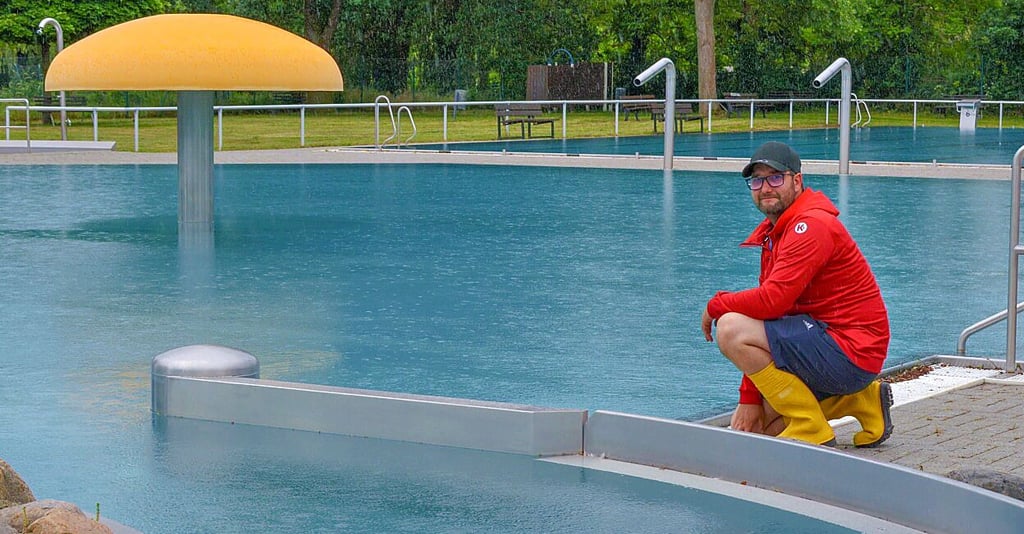 Eric Wittekopf ist ab dieser Saison als Fachangestellter für Bäderbetriebe in Wanzleben tätig