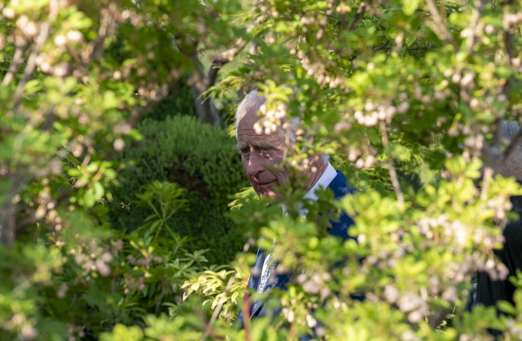 Der britische König Charles III. beim Besuch der Chelsea Flower Show in London.