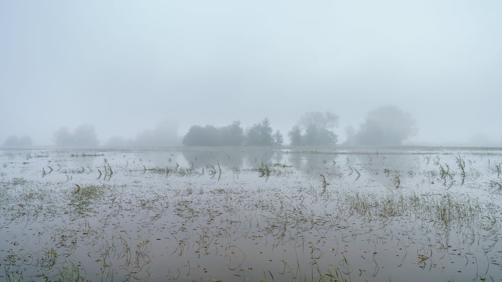 Ein sogenanntes Vb-Tief zeichnet sich für das Wochenende über Deutschland ab. Es droht Hochwassergefahr.