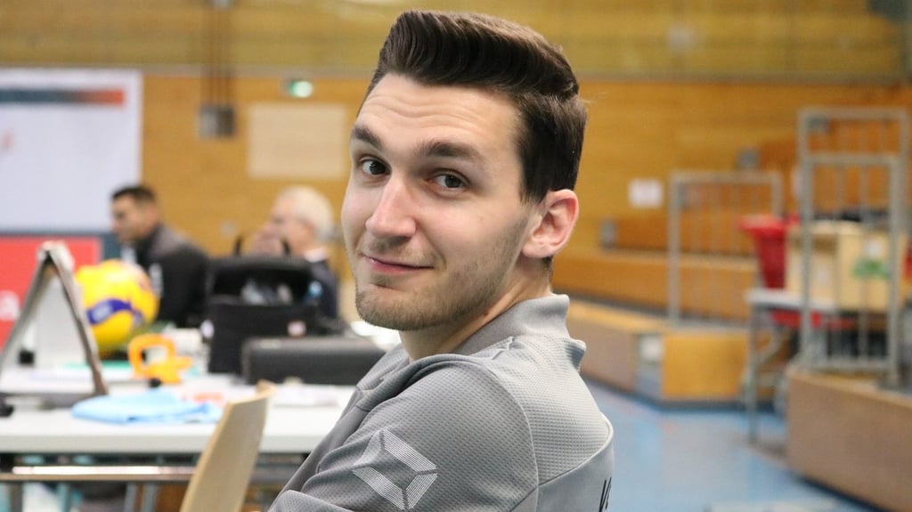 Lukas Thielemann ist mit 26 Jahren schon Manager des VC Bitterfeld-Wolfen.