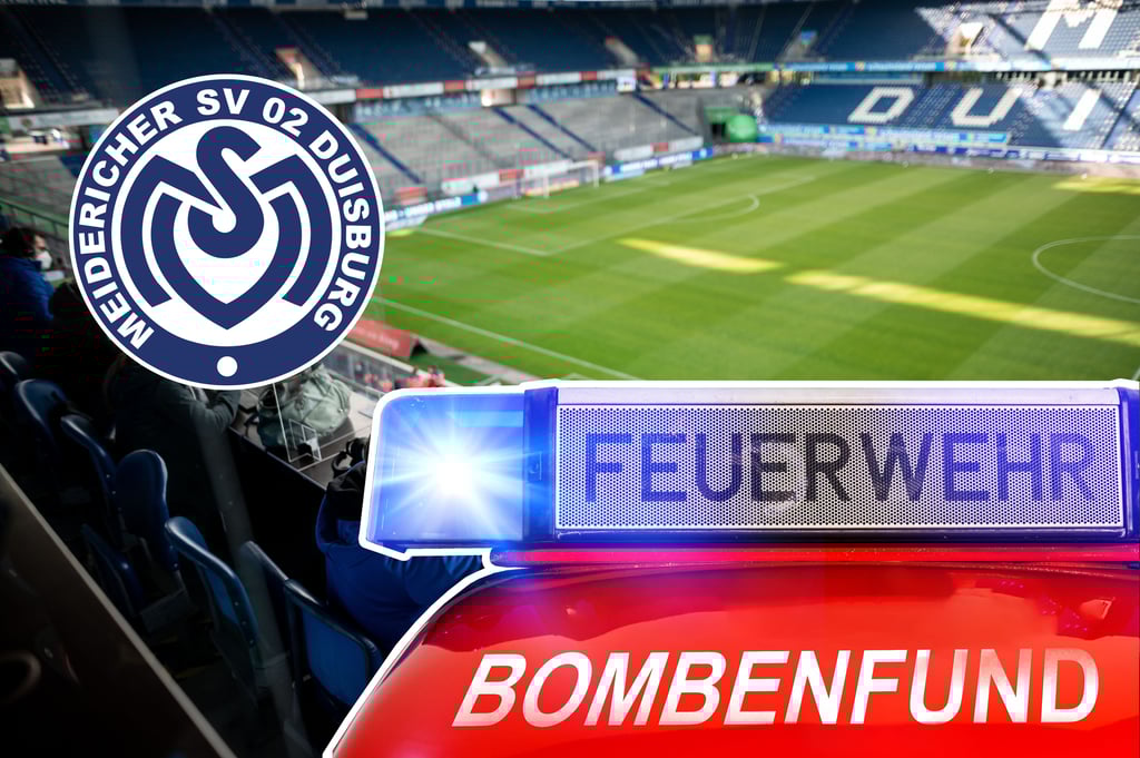 Unter dem Stadion des Regionalligisten MSV Duisburg wurde eine Fliegerbombe entschärft.