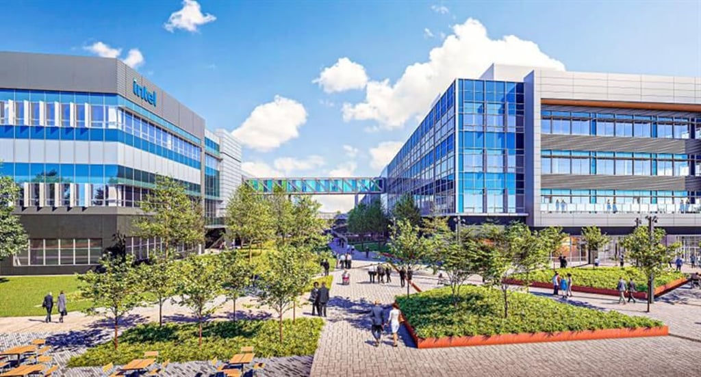 So soll der Intel-Campus in Magdeburg aussehen.