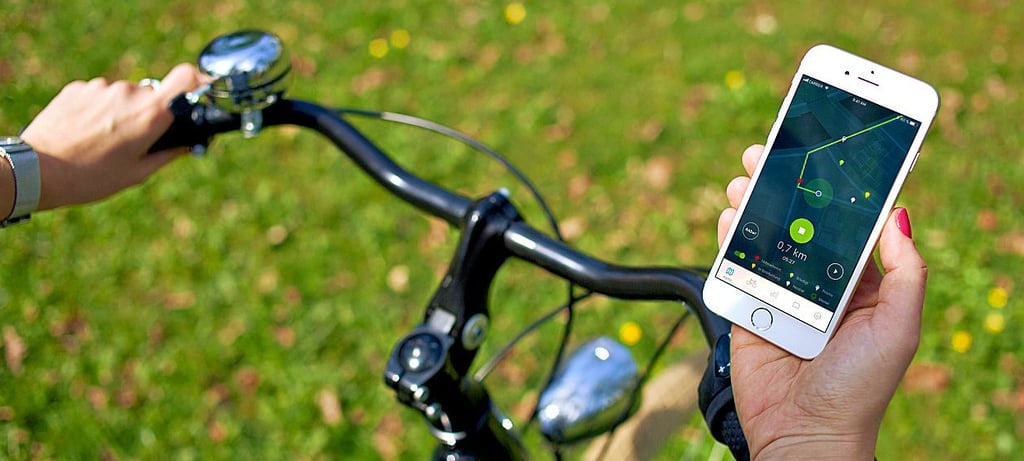 Über die Stadtradeln-App können die gefahrenen Kilometer auf dem Handy verfolgt werden.