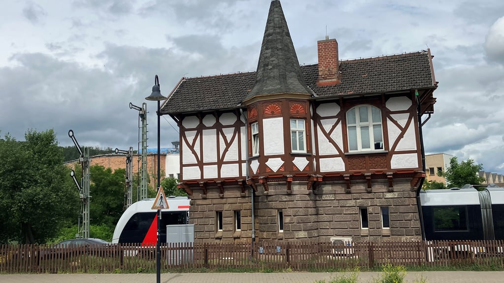 Das Stellwerk der Bahn in Thale im Harz stammt noch aus der Kaiserzeit.