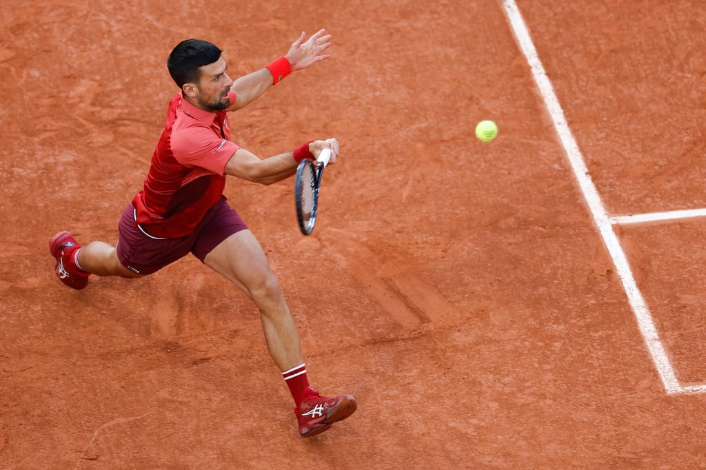 Novak Djokovic hatte in seinem Zweitrunden-Match bei den French Open keine Probleme.