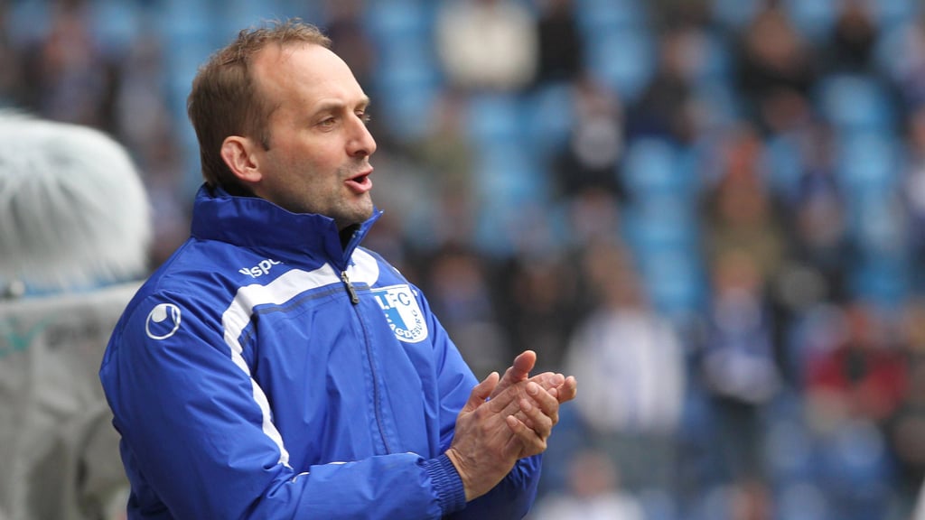 Carsten Müller trainierte interimsweise auch die Profis des FCM - wie in der Saison 2011/12 in der Regionalliga Nordost.