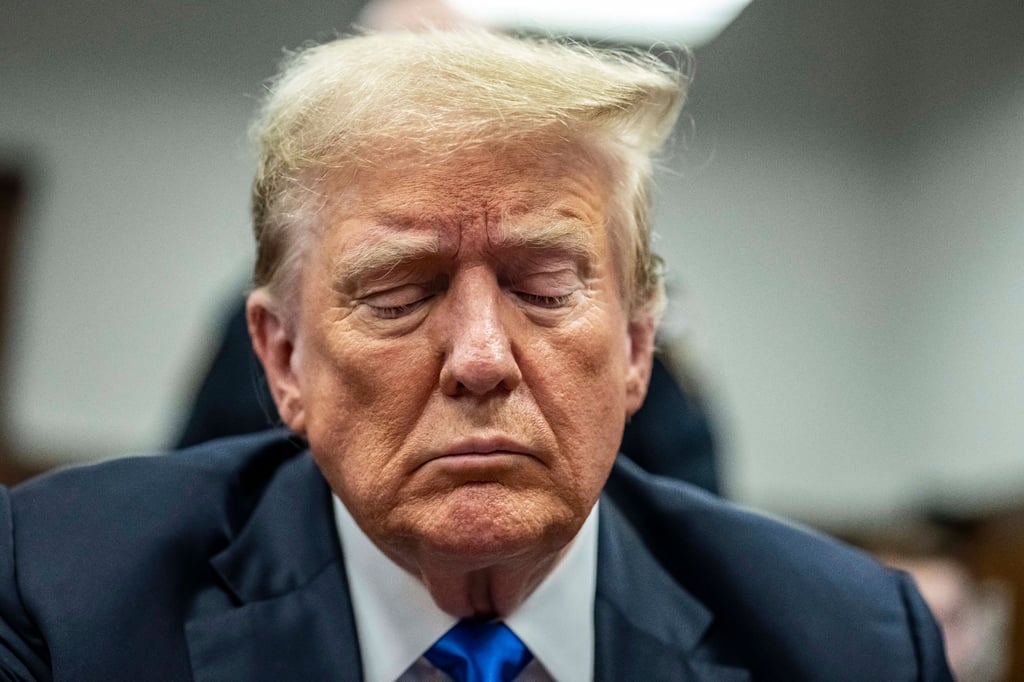 Donald Trump droht eine mehrjährige Freiheitsstrafe, die auch zur Bewährung ausgesetzt werden könnte, oder eine Geldstrafe.