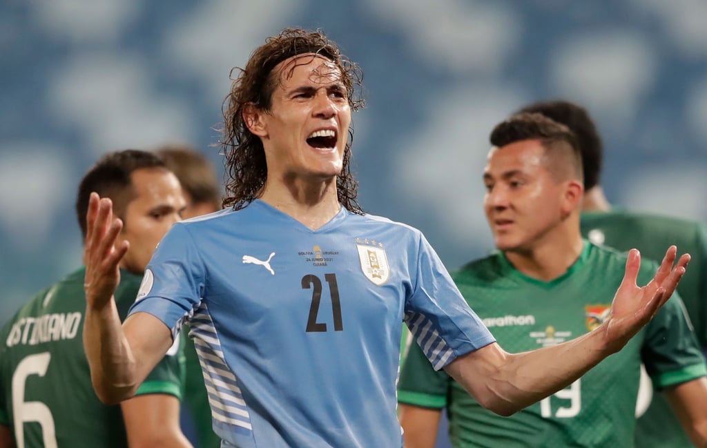 Edinson Cavani (M) spielte unter anderem für SSC Neapel, Paris Saint-Germain und Manchester United.