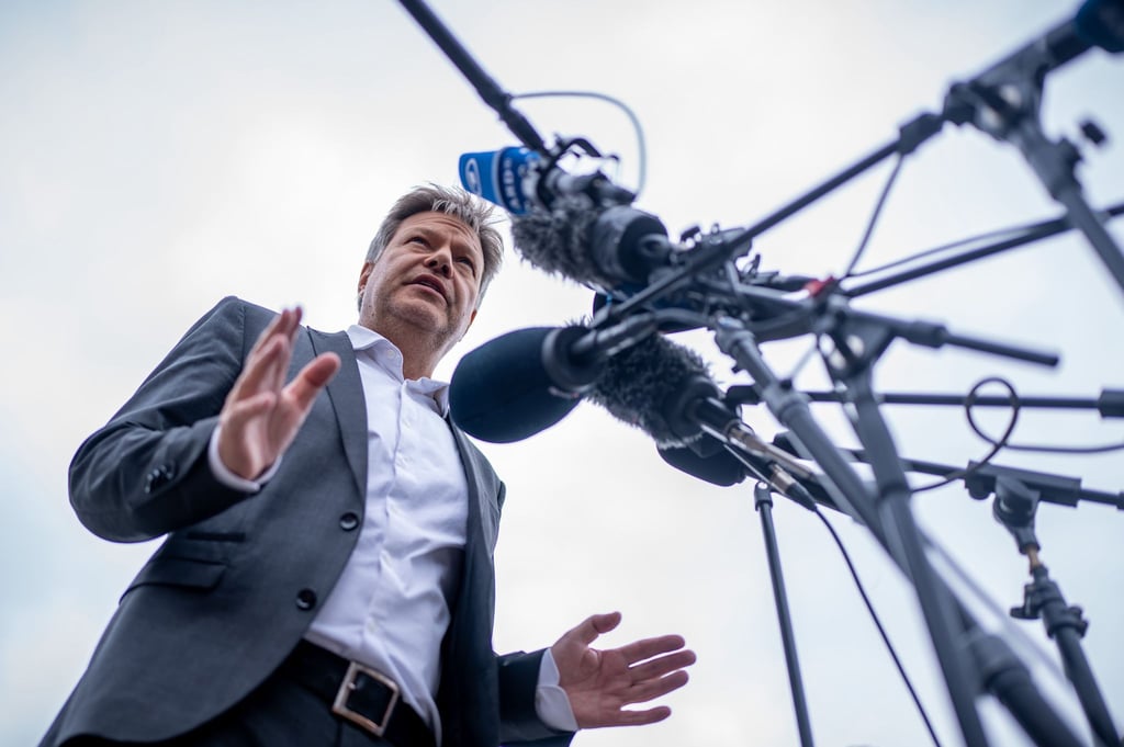 „Da liegt Geld, da sind Unternehmen. Jetzt bringen wir es zusammen“: Bundeswirtschaftsminister Robert Habeck.
