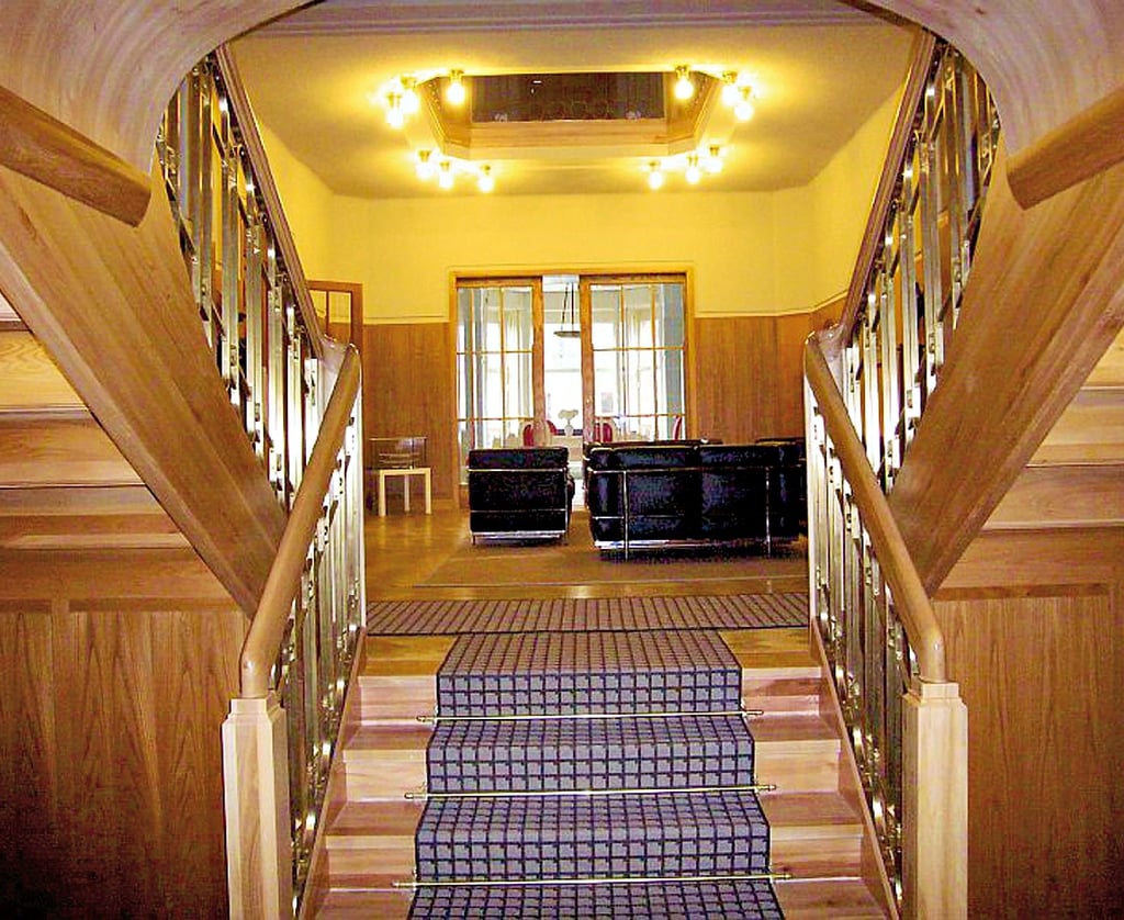 Treppe und Diele im Haus Schulenburg.