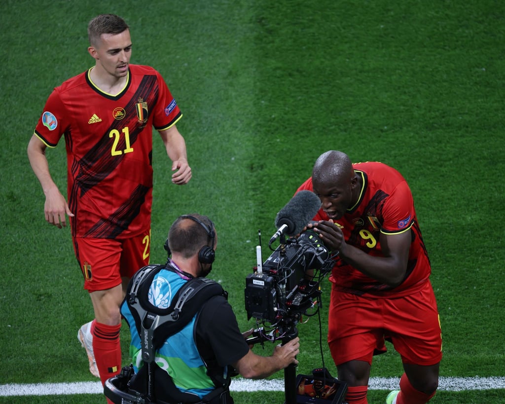 Richtete emotionale Worte an seinen Inter-Teamkollegen Christian Eriksen: Belgiens Romelu Lukaku.