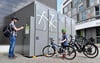 Moderne Fahrradboxen gibt es jetzt auch in Magdeburg.