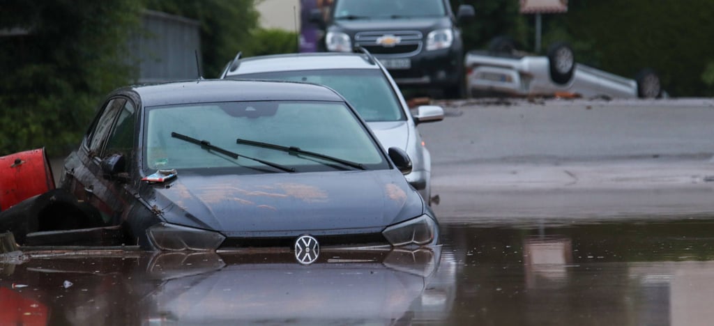 Land unter, hier in Baden-Württemberg. Heftige Hochwasser wird es in Zukunft öfter geben, warnt der Präsident des Umweltbundesamtes in Dessau, Dirk Messner, im Interview mit der MZ.