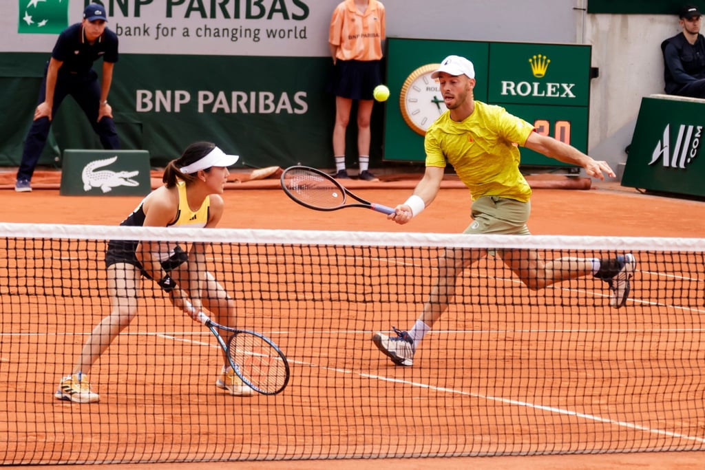Konnten das Spiel nicht für sich entscheiden: Miyu Kato (l) und Tim Pütz.