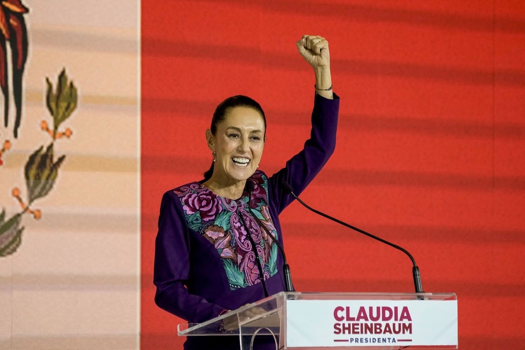 Die linke Regierungskandidatin Claudia Sheinbaum galt als Favoritin bei der Präsidentenwahl in Mexiko. Laut vorläufigen Teilergebnissen erhielt sie die meisten Stimmen.