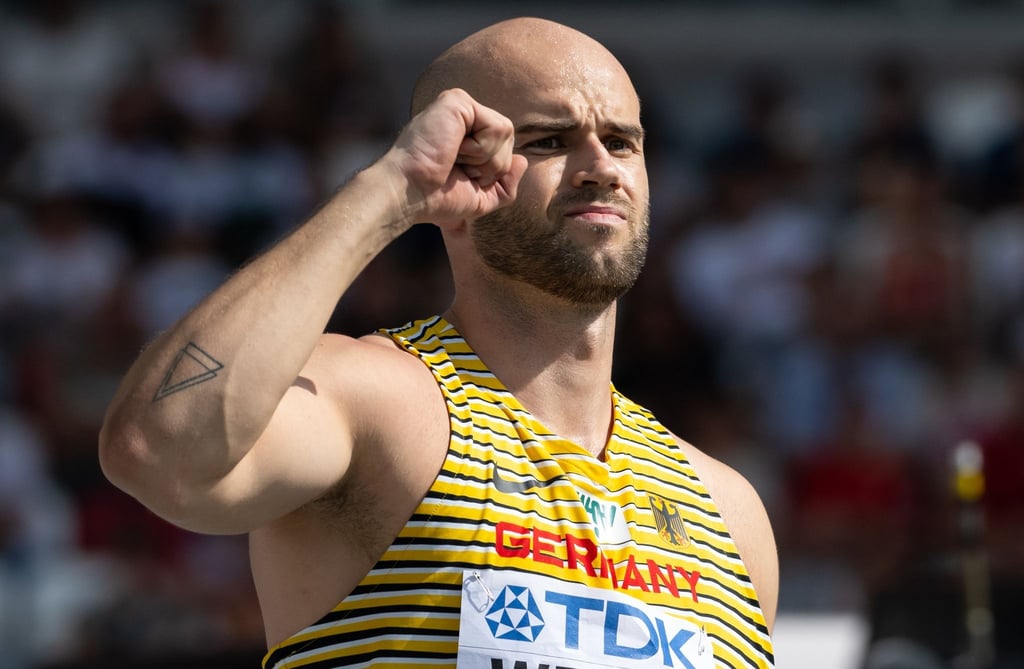 Speerwerfer Julian Weber hofft auf eine EM-Medaille in Rom.