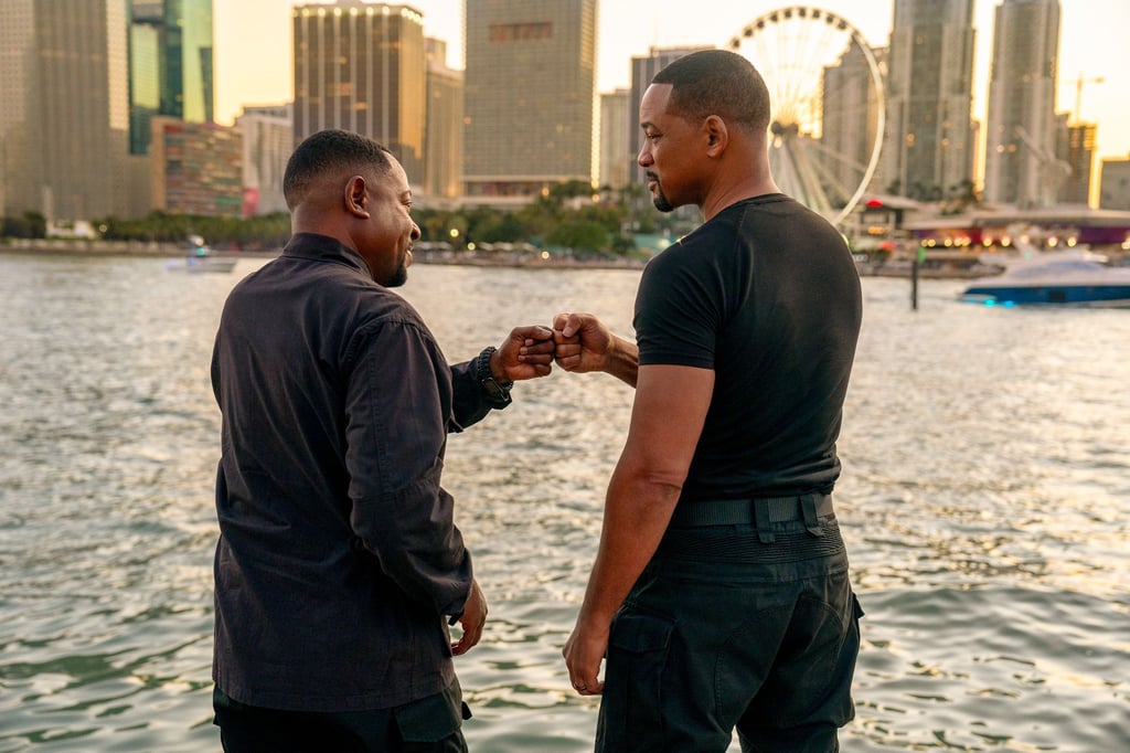 Will Smith und Martin Lawrence in einer Szene des Films „Bad Boys: Ride or Die“. .