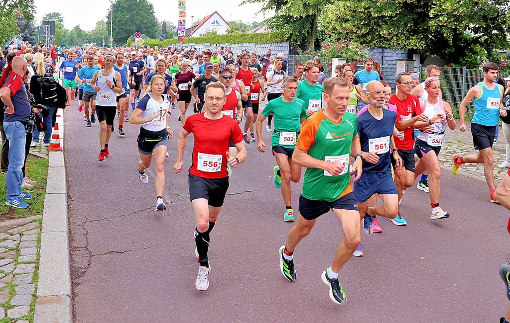 Den längsten Hopfengarten-Lauf nahmen  189 Teilnehmer in Angriff. Eroll Popova