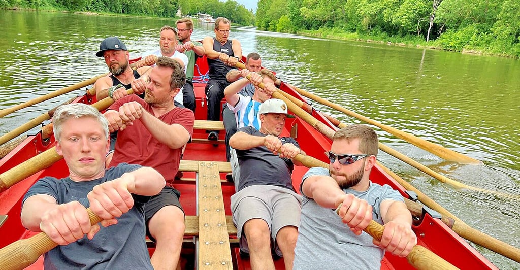 Kutterrudern ist am Samstag wieder auf der Saale in Bernburg angesagt.
