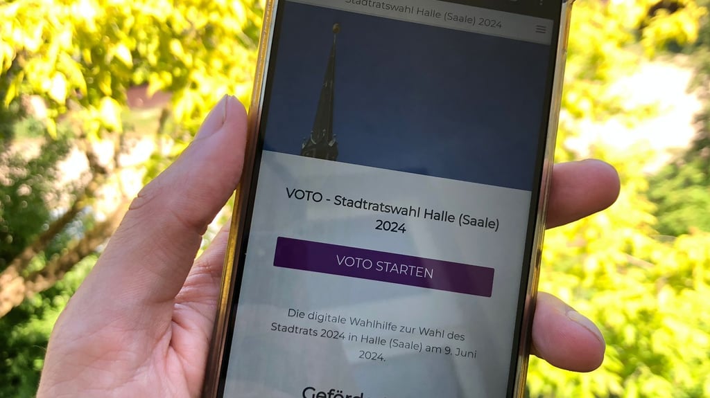 Halles Wahl-O-Mat "Voto" wurde fast 17.000 Mal genutzt.