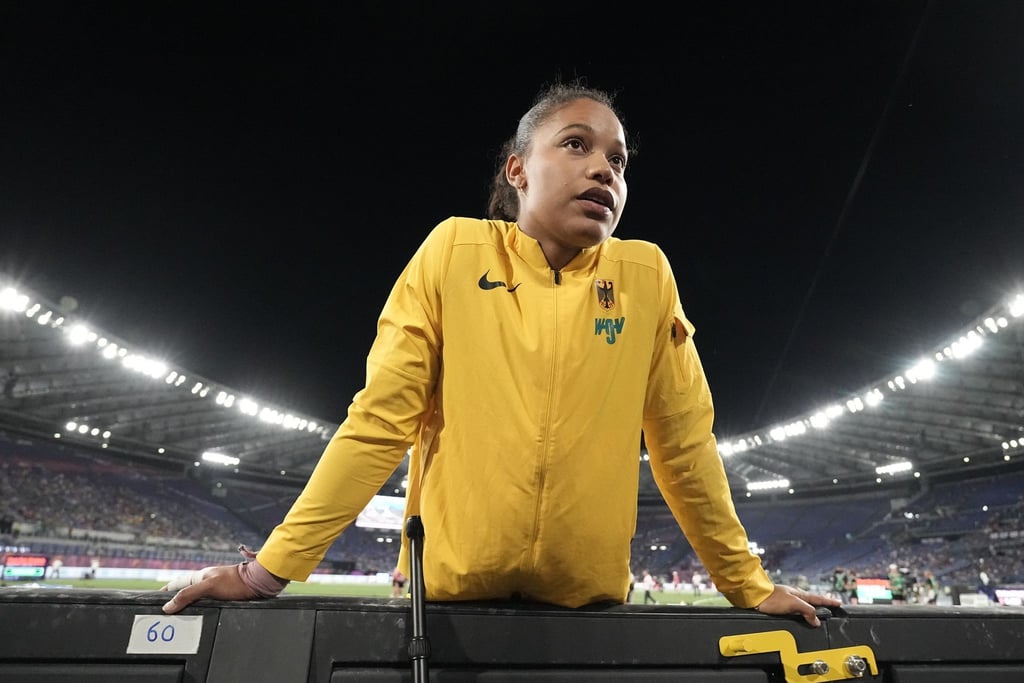 Holte die erste deutsche Medaille bei der Leichtathletik WM in Rom: Kugelstoßerin Yemisi Ogunleye.