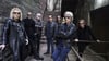 Die Band Bon Jovi: David Bryan (l), Everett Bradley, Hugh McDonald, John Shanks, Phil X, Jon Bon Jovi und Tico Torres.