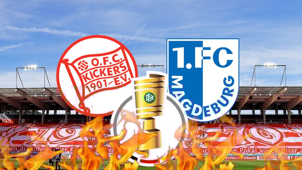 Die Kickers Offenbach erhalten im DFB-Pokal gegen den 1. FC Magdeburg ihre Chance auf Revanche.