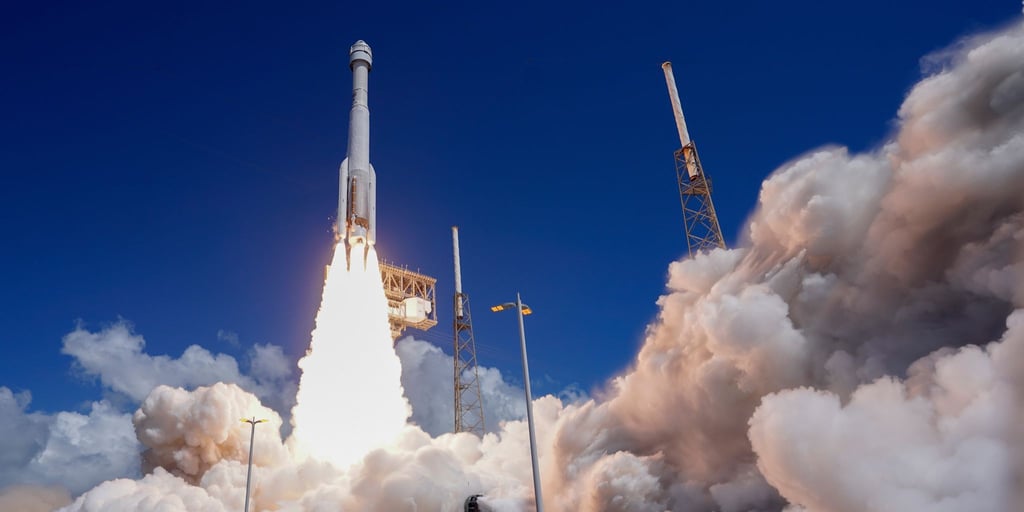 Der „Starliner“ besteht aus einer rund drei Meter hohen Kapsel für die Besatzung und einem Servicemodul.