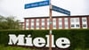 Firmengelände der Miele & Cie. KG in Gütersloh. Wegen einer Nachfrageschwäche baut die Firma in Deutschland circa 1300 Arbeitsplätze ab.